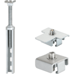 Adjustable support kit for condensers